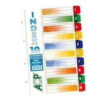 Divisoria Plástica Para Fichário Com 10 Acp