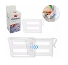 Divisória Plástico Retrátil Para Porta De Geladeira 4 Peças