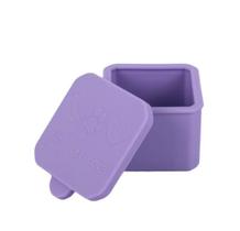 Divisória Quadrada com Tampa em Silicone Roxo Divisória Quadrada com Tampa em Silicone Roxo