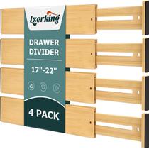 Divisórias Ajustáveis para Gavetas de Bambu Lzerking 43-56 cm Divisórias Ajustáveis para Gavetas de Bambu Lzerking 43-56 cm