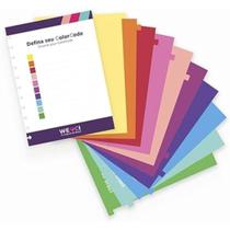 Divisorias Caderno Intelig Colorcode Grande 10unid 21,5x28cm