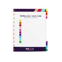 Divisórias Caderno Inteligente Grande Colorcode 10 Matérias