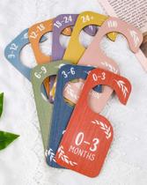 Divisórias de armário para bebês Cranado Colorful Basswood 0-24 meses