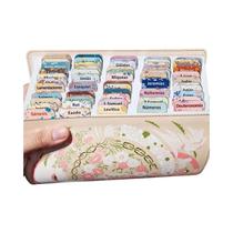 Divisórias De Bíblia Em Espanhol 75 Pastel Bloom Laminadas Para Mulheres E Homens