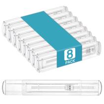 Divisórias de gaveta Vtopmart Kitchen ajustáveis de 2,3 cm, pacote com 8 Divisórias de gaveta Vtopmart Kitchen ajustáveis de 2,3 cm, pacote com 8