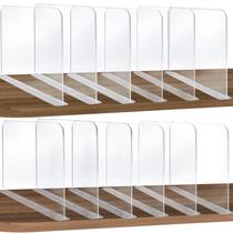 Divisórias de prateleira ROUFA Clear Acrylic Armário 12 unidades 30x28cm Divisórias de prateleira ROUFA Clear Acrylic Armário 12 unidades 30x28cm