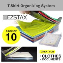 Divisorias kit 10 organizador camisetas camisas separador