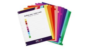 Divisórias P/ Caderno Inteligente Grande Colorcode