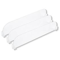 Divisórias para Prateleira NEXTLEVEL FIT Kit com 3 Unidades 36 cm Transparente Divisórias para Prateleira NEXTLEVEL FIT Kit com 3 Unidades 36 cm Transparente