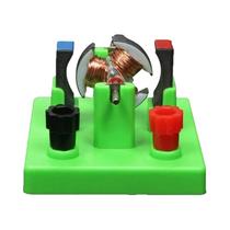 Diy manivela dc gerador modelo ventilador kit ciência experimento educação crianças brinquedo