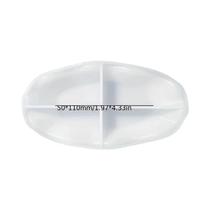 Diy ondulado flor tipo prato gotejamento cola molde doméstico ins vento placa molde de silicone