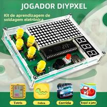 Diy pixel game maker kit eletrônico diy projeto de solda prática montagem aprendizagem com escudo Diy pixel game maker kit eletrônico diy projeto de solda prática montagem aprendizagem com escudo