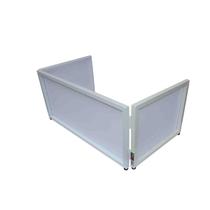 DJ de mesa Facade ProX XF-TTFW branco com telas em preto e branco