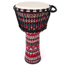 Djembe AKLOT - Tambor Africano 10x20cm (ABS, Pele de Cabra)