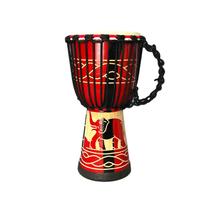 Djembe Drum BORIYAM Cabeça de pele de cabra esculpida profissionalmente à mão