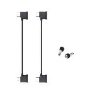 Dji acc mini 2 rc cable type c/micro-usb +spare control sticks.
