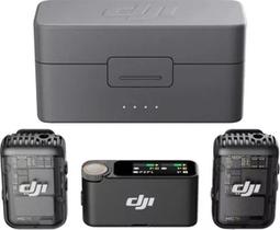 Dji Mic 2 (2 Tx + 1 Rx + estojo de carregamento) Cor preta