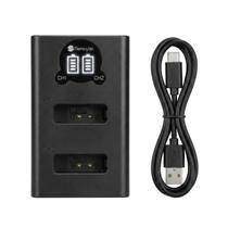 DL Carregador Duplo Display NB-12L / 13L para Canon DL Carregador Duplo Display NB-12L / 13L para Canon