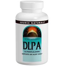 DL-fenilalanina 60 comprimidos da Source Naturals (pacote com 2)