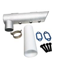 Dle 222cc muffler (3 hole) 222q31