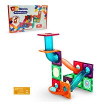 DM Blocks 47 Pecas DM Toys Blocos de Montar Magneticos Jogo de Encaixe Brinquedo Recreativo
