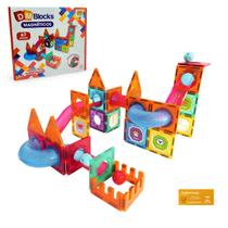 DM Blocks 67 Pecas DM Toys Blocos de Montar Magneticos Jogo de Encaixe Brinquedo Recreativo