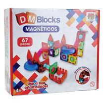 Dm blocks magneticos 67 pecas dm brasil - dmt6764 Dm blocks magneticos 67 pecas dm brasil - dmt6764