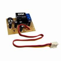 DNI 6980 - Placa Módulo Interface Relé Temporizador Acoplador com Relé Temporizador para Luz Sinalizador de Garagem