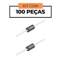 Do-41 1n4007 1kv 1a - 30-16252925 - Kit 100 Peças Do-41 1n4007 1kv 1a - 30-16252925 - Kit 100 Peças