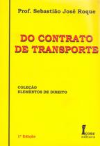 Do Contrato de Transporte - 01Ed/09 - ICONE