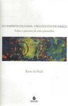 Do espírito da coisa: um cálculo de graça Do espírito da coisa: um cálculo de graça