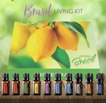 Do Terra Brasil Living Kit com 12 Óleos Essenciais de 5ml cada - farmácia natural em casa Do Terra Brasil Living Kit com 12 Óleos Essenciais de 5ml cada - farmácia natural em casa