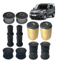 Doblo Todas Kit Completo Bucha Feixe Molas Amortecedor 8 Pçs