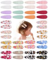doboi, 40 peças de grampos de cabelo com estampa floral, 5,6 cm, antiderrapantes