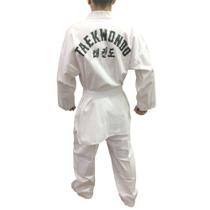 Dobok Kimono Taekwondo Leve Com Faixa Infantil - Homologado M2 - Branco