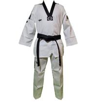 Dobok Taekwondo Canelado POP Adulto Homologado CBTKD - MKL