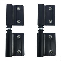 Dobradiça 02 Abas Suprema Alumínio Dob840 Preto Dobradiça 02 Abas Suprema Alumínio Dob840 Preto