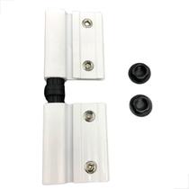 Dobradiça 02 Abas Suprema Porta Alumínio Dob-840 Branco Dobradiça 02 Abas Suprema Porta Alumínio Dob-840 Branco