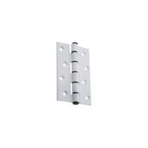 Dobradica 100x70 aluminio branca porta de abrir kit 3 un Dobradica 100x70 aluminio branca porta de abrir kit 3 un