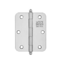 Dobradiça 1500 3X2.1/2 Aço Cromado - LaFonte Canto Redondo -Unidade