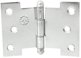 Dobradiça 3.1/2" Palmela Cromada Ct C/2 - Jp Ferragens