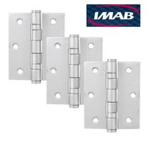 Dobradiça 3 X 2.5 Rolamento 3 Unid Imab Acetinada