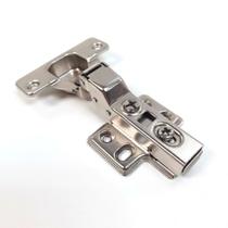 Dobradiça 35mm 105º Curva TN Slow com Calço Click Duplo e Amortecedor FGVTN