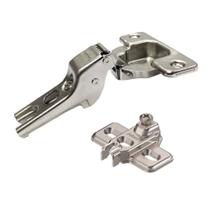 Dobradiça 35mm 107º Curva Modul Níquel sem Mola com Calço Slide-On Blum Dobradiça 35mm 107º Curva Modul Níquel sem Mola com Calço Slide-On Blum