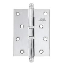 Dobradiça 4" x 3" Ferro Cromado com Anel 21904 União Mundial Dobradiça 4" x 3" Ferro Cromado com Anel 21904 União Mundial