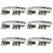 Dobradiça 90 Amortecedor Canto Falso 06 Peças Portas Móveis