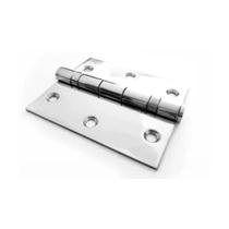 Dobradiça Aço Com Rolamento 3 X 2,5 Cromada - Cartela C/ 03