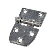 Dobradiça Aço Inox Estampada 38 X 54 Mm 5 Furos Barco Lancha Dobradiça Aço Inox Estampada 38 X 54 Mm 5 Furos Barco Lancha