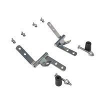 Dobradiça Aço Inox Individual para Assento Sanitário Mdf Laqueado