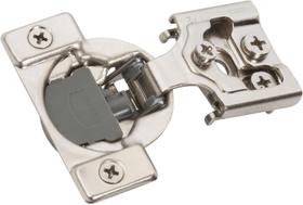 Dobradiça Amerock sobreposta 1/2" com fechamento suave e ajuste 3 vias 105 Dobradiça Amerock sobreposta 1/2" com fechamento suave e ajuste 3 vias 105